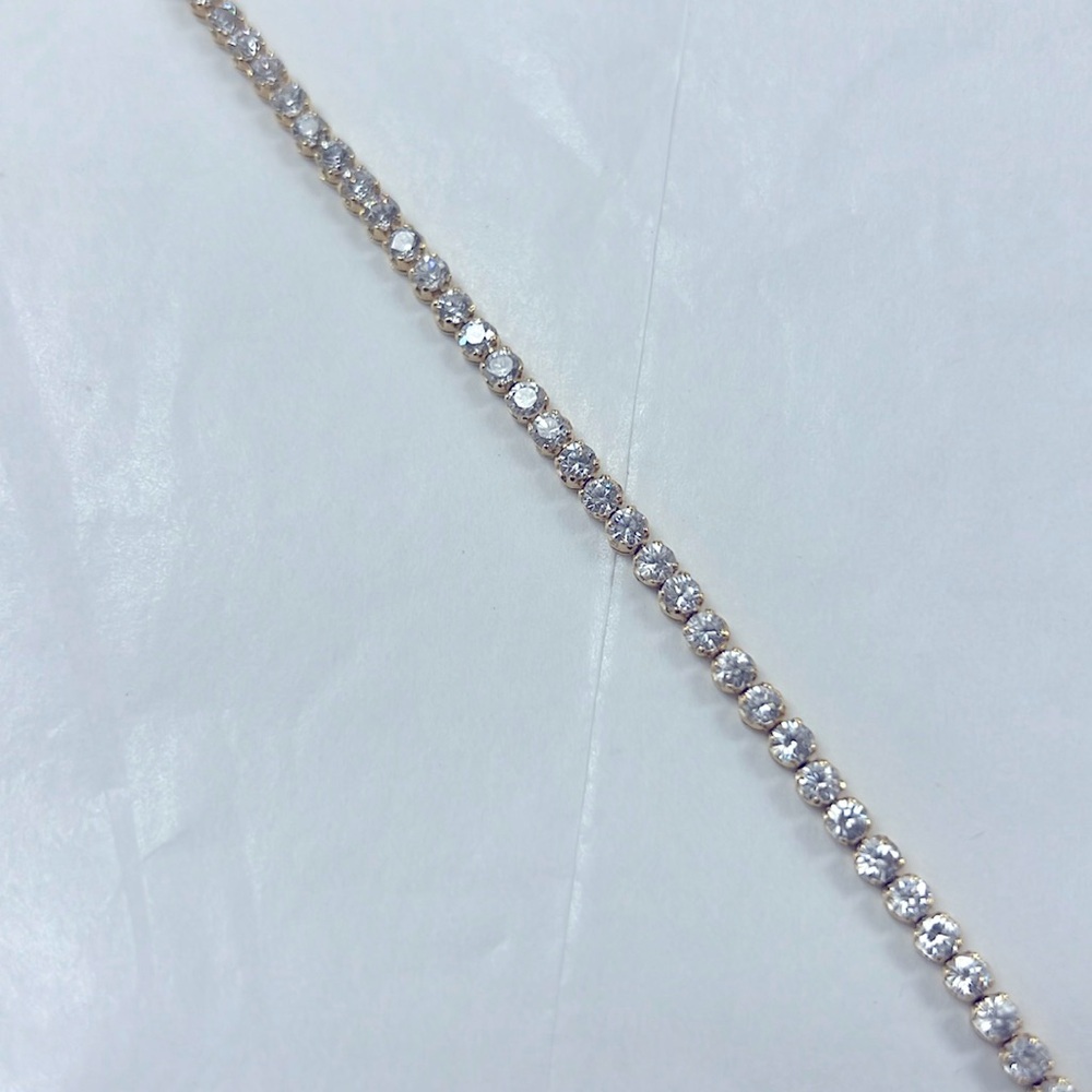Tennis Bracelet 14K Yellow Gold